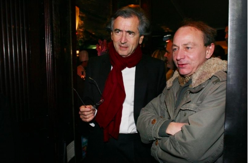 michel houellebecq,bernard-henri lévy